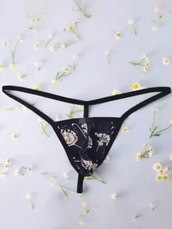 Sous-vêtements pour hommes lingerie sexy string à imprimé floral