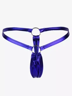 Sous-vêtements Culottes Femmes Slip Invisibles Vernis avec Boucles Métales sans Couture Confortables Unicolores Elastique