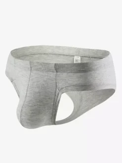 Sous-vêtements homme Slip gris Modal Sous-vêtements masculins confortables