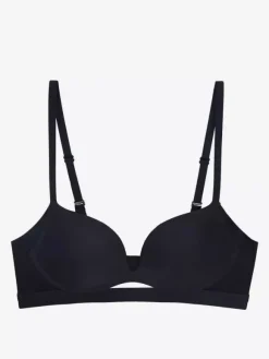 Soutien-gorge à décolleté plongeant avec découpe et armatures sans coutures