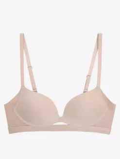 Soutien-gorge à décolleté plongeant avec découpe et armatures sans coutures