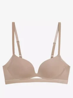 Soutien-gorge à décolleté plongeant avec découpe et armatures sans coutures