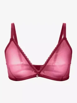 Soutien-Gorge En Maille Transparente Blanc Lingerie Décontractée Sexy