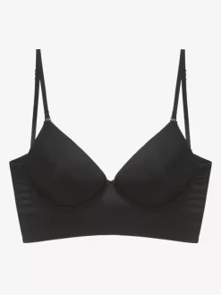 Soutien-gorge court à bretelles croisées dans le dos et armatures
