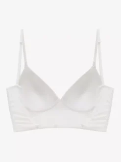 Soutien-gorge court à bretelles croisées dans le dos et armatures