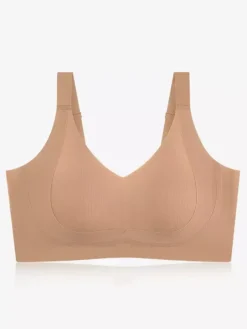 Soutien-gorge sans armatures et sans coutures confort et maintien grâce à ses larges bretelles