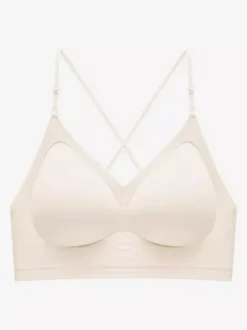 Soutien-gorge sans coutures à dos en U brassière invisible sans bretelles fines