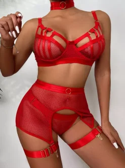 Soutiens-Gorge Lingerie Sous-vêtement Sexy Pour Femme Noir