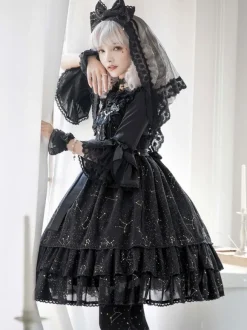 Steampunk Lolita Blouses Lolita Top Ruffles Bows Half Sleeves Blouse White Lolita Shirt