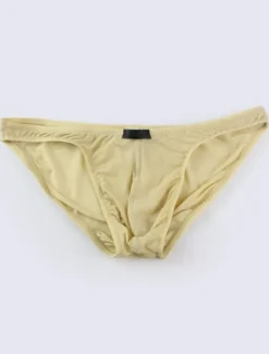 String homme sexy en nylon unicolore