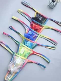 String transparent pour homme - Culotte sexy - String - Slip - Lingerie