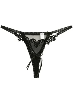 String Femmes Sexy 2026 en dentelle Coeurs en Nylon Dos T
