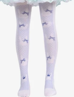 Sweet Lolita bas Lolita imprimé lilas chaussettes hautes Déguisements Halloween