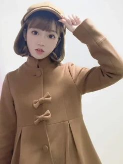 Sweet Lolita Pardessus Manteau D'hiver Lolita En Laine Plissée En Laine Avec Cape Déguisements Halloween