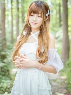 Sweet Lolita Robe dentelle volants en mousseline de soie Lolita Jumper Skirt Déguisements Halloween