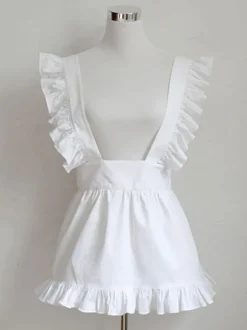 Tablier de bonne Lolita Accessoire Sweet Lolita Costume Kawaii Maid Déguisements Halloween