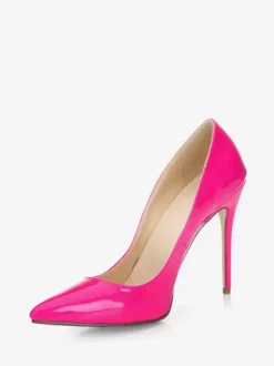 Talon haut escarpins femme bout pointu noir