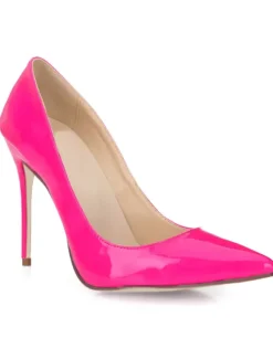 Talon haut escarpins femme bout pointu noir