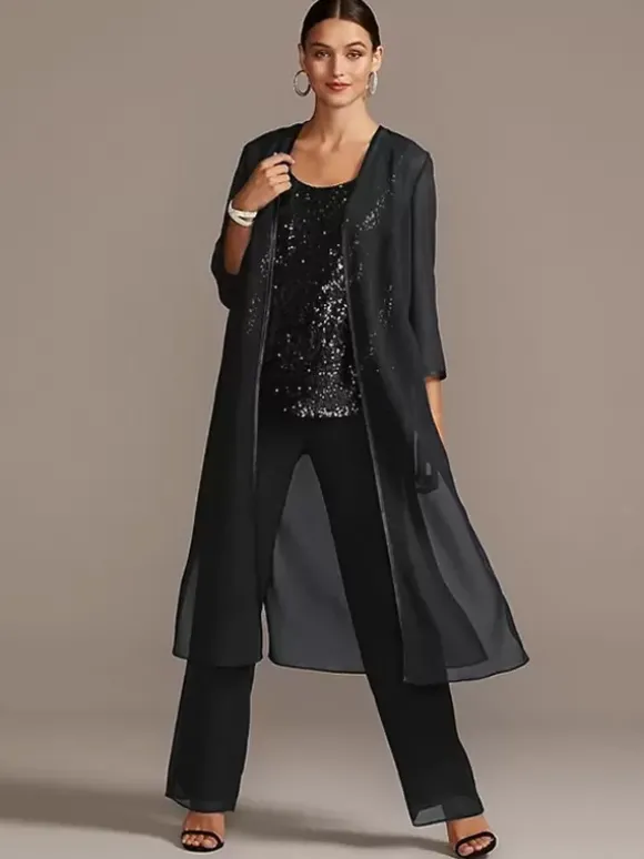 Tenue de mère de mariée 3 pièces noir