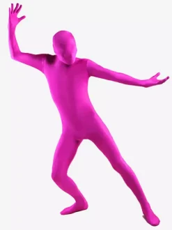 Toussaint Cosplay Costume de zentaï violet en lycra spandex enveloppé Déguisements Halloween