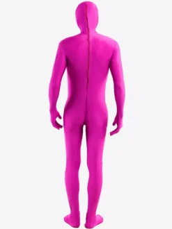 Toussaint Cosplay Costume de zentaï violet en lycra spandex enveloppé Déguisements Halloween