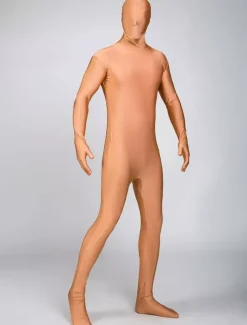 Toussaint Cosplay Combinaison de zentai enveloppé unisexe en lycra spandex nude Déguisements Halloween