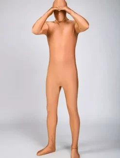 Toussaint Cosplay Combinaison de zentai enveloppé unisexe en lycra spandex nude Déguisements Halloween