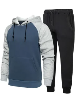 Tracksuit à manches longues à capuche pour hommes
