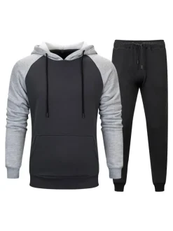Tracksuit à manches longues à capuche pour hommes