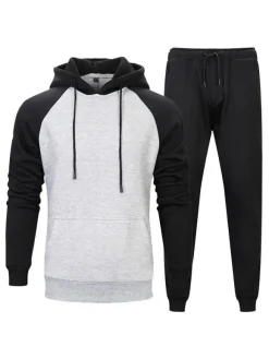 Tracksuit à manches longues à capuche pour hommes
