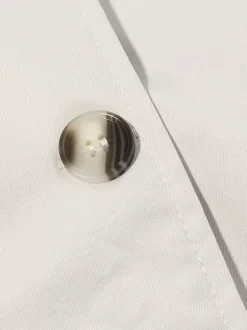 Trench-coat à col cheminée pour femme - Manteau crème croisé à épaules tombantes et ceinture - Vêtements d'extérieur printemps 2026 parfaits pour le bureau et le dîner