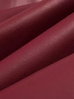 Trench-coat en similicuir pour femme - Veste maxi ceinturée à simple boutonnage - Vêtements d'extérieur chics pour le printemps 2026