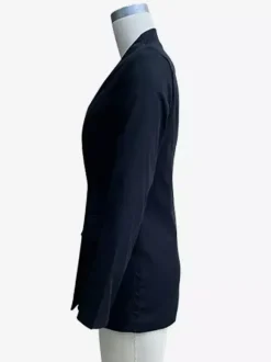 Veste blazer noire classique pour femme col en V un bouton coupe slim vêtements d'extérieur de printemps 2026