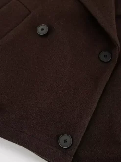 Veste courte croisée pour femme - Coupe courte chic ceinturée - Style streetwear décontracté et luxueux pour le printemps 2026