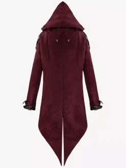 Veste d'épissure rétro médiévale Halloween Costume gothique déguisement vintage Bourgogne