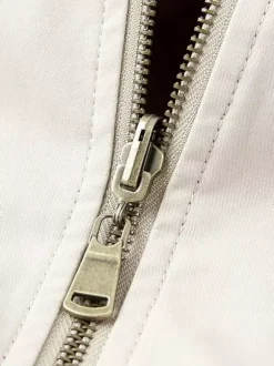 Veste en coton pour homme col montant vêtement de travail décontracté et résistant à poches multiples.