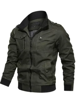 Veste Homme Zipper Polyester Smart