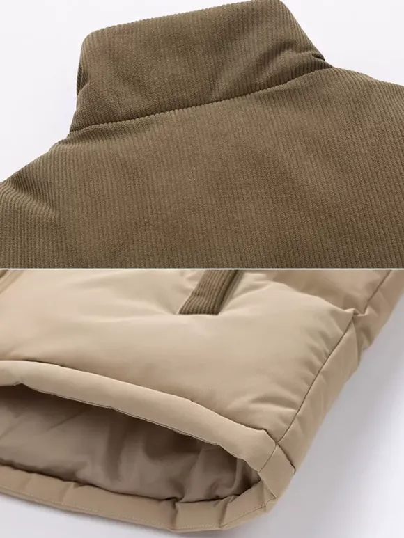 Veste Matelassée Pour Hommes Manteaux Chic Noir Vert Cool Chaud Hiver