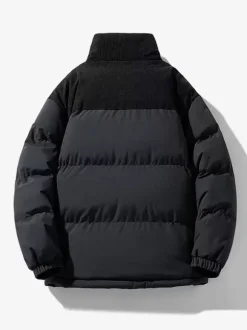 Veste Matelassée Pour Hommes Manteaux Chic Noir Vert Cool Chaud Hiver