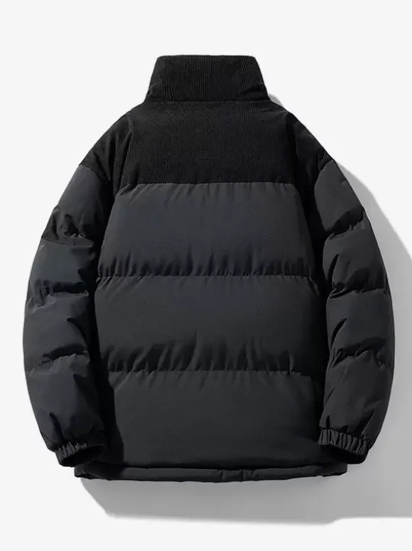 Veste Matelassée Pour Hommes Manteaux Chic Noir Vert Cool Chaud Hiver