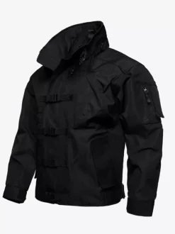 Veste militaire décontractée à manches longues pour homme