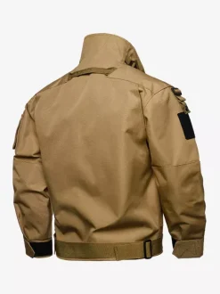 Veste militaire décontractée à manches longues pour homme
