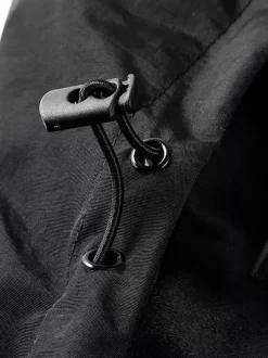 Veste Pour Homme À Capuche Fermeture Éclair En Polyester Décontracté Imperméable