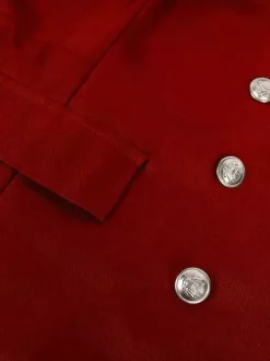 Veste rétro Steampunk pour hommes vert foncé Costumes rétro gothiques de l'ère victorienne Bourgogne