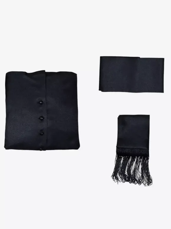 Veste Vintage Rétro Manches Longues Médiéval Soirée Bouton Manteau Gothique Bourgogne