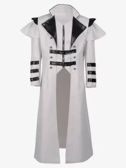 Veste Vintage Rétro Manches Longues Médiéval Soirée Manteau Gothique