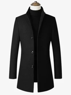 Veste Manteau Homme Costume Officiel Décontracté Confortable Coupe Cintré