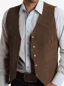 Vestes Pour Hommes Décontracté Gris Vert Moderne Bouton Poches