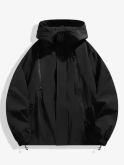 Vestes Homme Manteaux Homme Vestes Homme Chic Noir Imperméable