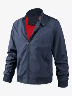 Vestes pour hommes avec poches zippées et manches longues